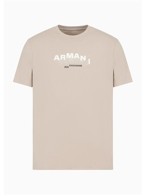 t-shirt man beige ARMANI EXCHANGE | 6DZTHVZJE6Z/17AB